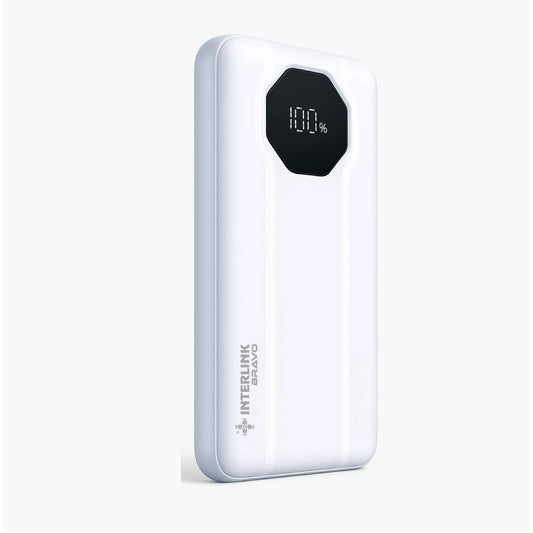 Bravo Power Bank 10000mAh 22.5W – Super Fast Charging Dual USB Portable Smart, Lightweight, and Reliable Backup