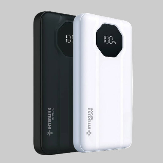 Bravo Power Bank 10000mAh 22.5W – Super Fast Charging Dual USB Portable Smart, Lightweight, and Reliable Backup
