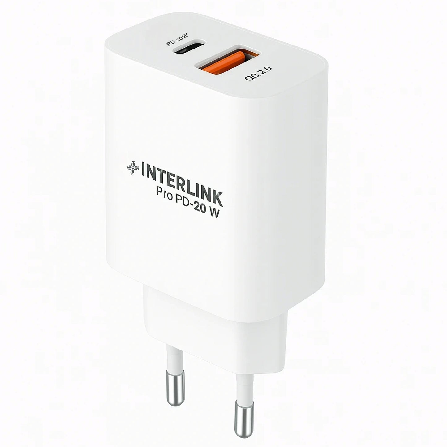 PRO PD Adapter 20W 3.0A – Dual Port Fast Charger with USB & Type-C Output