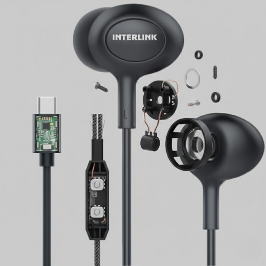 VIBE Type-C Handsfree – HD Sound & Built-in Mic | Buy Online In Pakistan