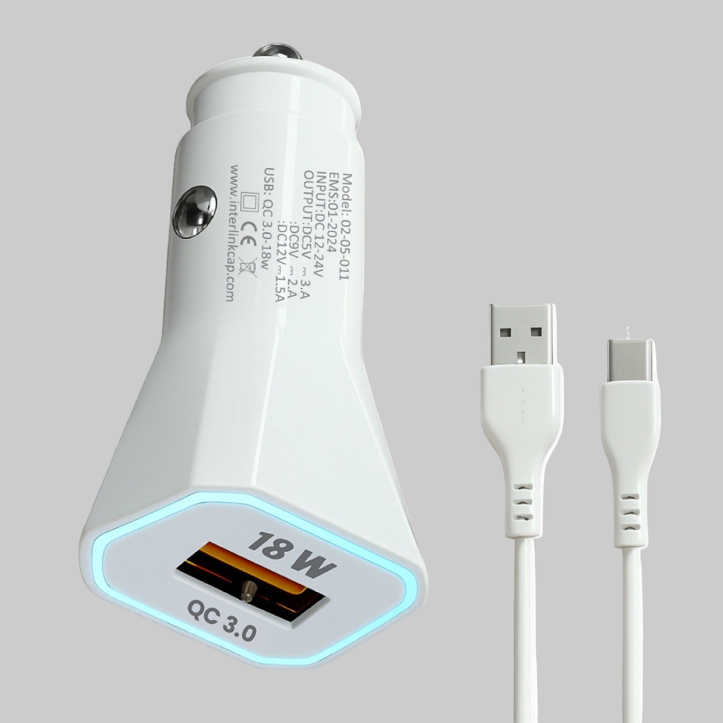 ELITE PLUS 18W Car Charger – Fast & Reliable USB Car Adapter