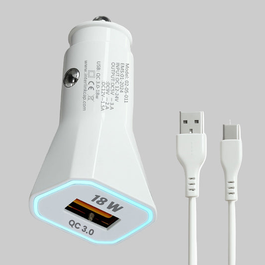 ELITE PLUS 18W Car Charger – Fast & Reliable USB Car Adapter