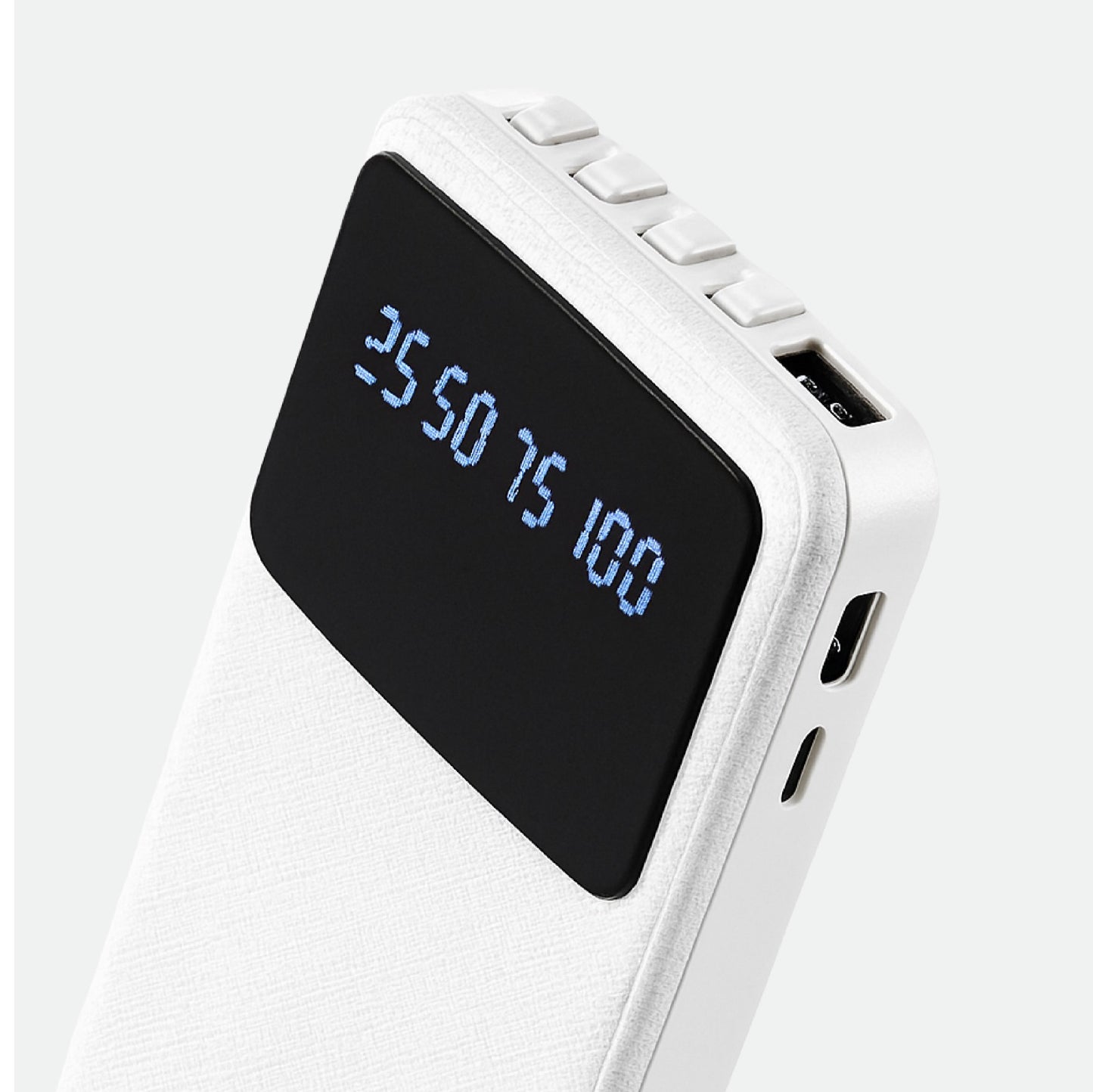 RECO PLUS 10000mAh Power Bank – 3 Built-in Cables & LED Display