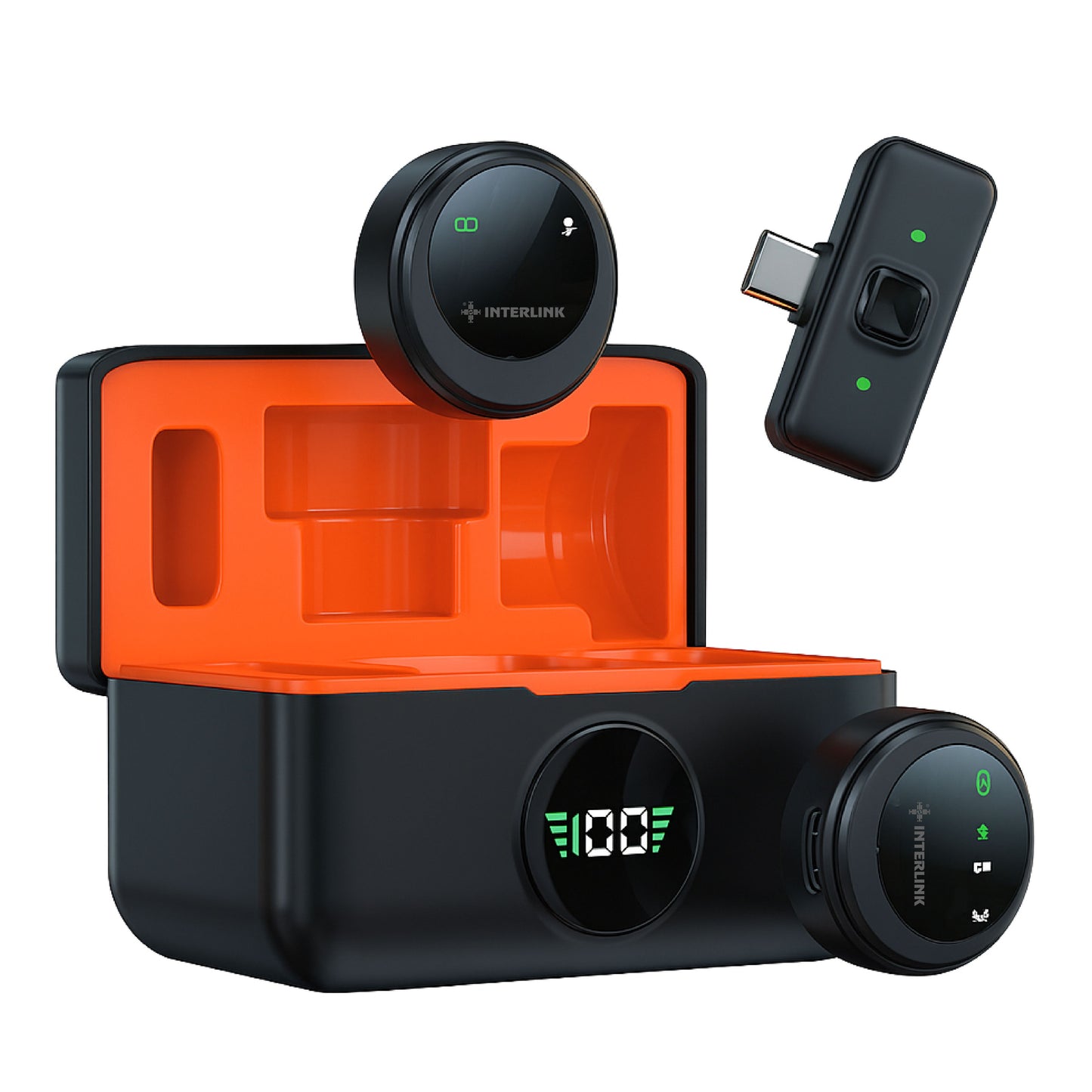 True Voice Wireless Microphone | Type-C & iPhone Mic for Vlogging & Podcasts