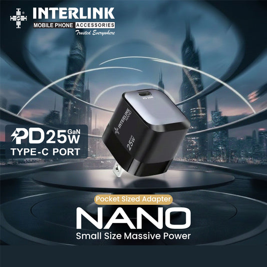 NANO 25W PD GaN Fast Adopter – Pocket-Sized Type-C Adapter | Super Fast Charging