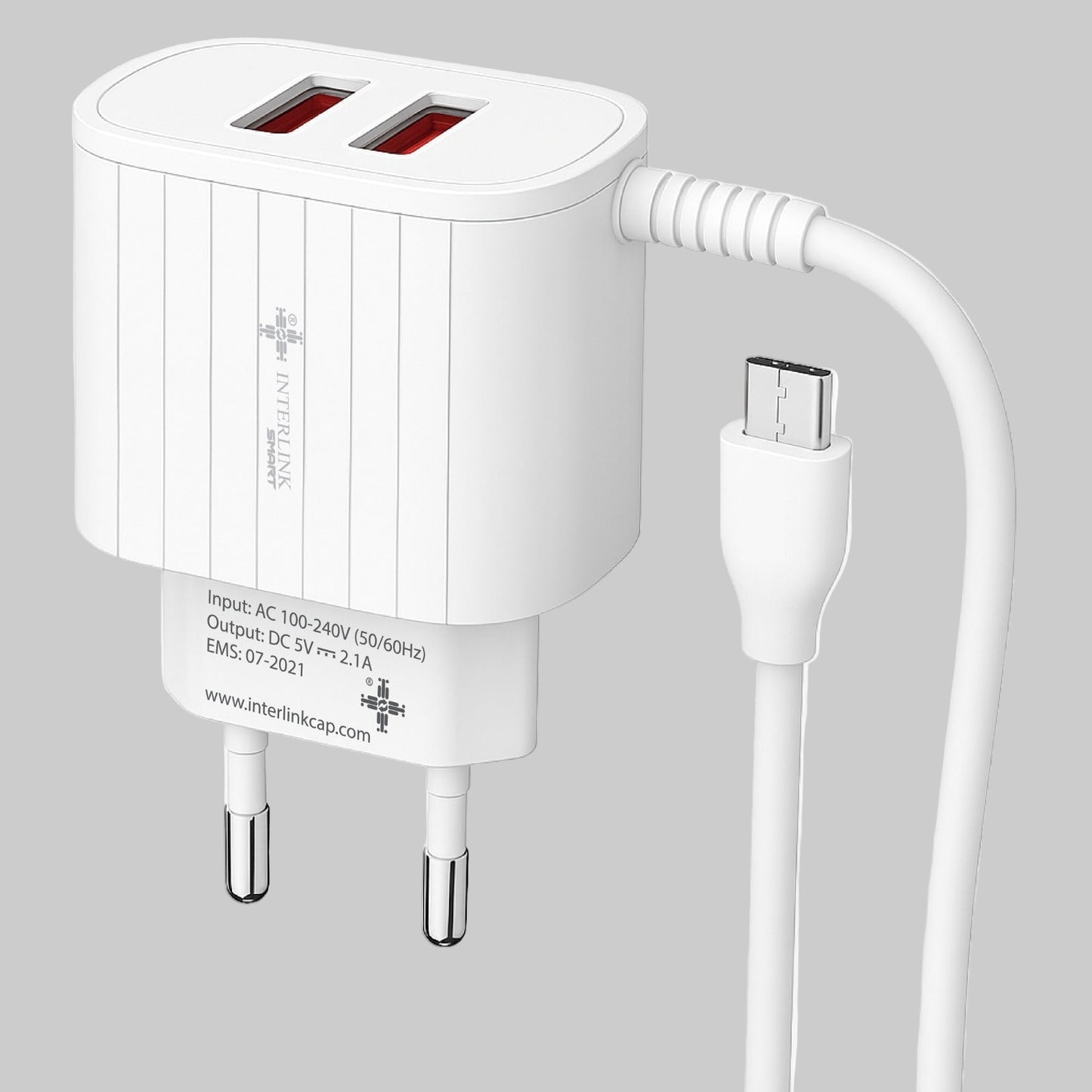 SMART CHARGER 2.1A – Economical Fast USB Wall Charger