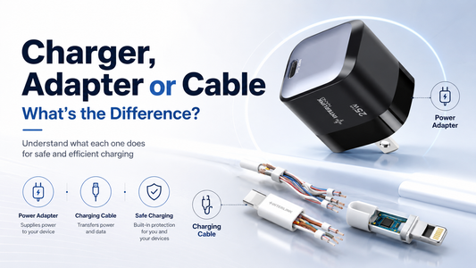 Charger, Adapter or Cable — What's the Difference?