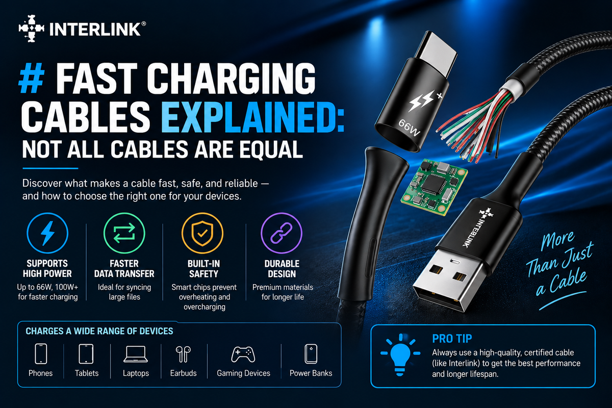 Fast Charging Cables Explained: Not All Cables Are Equal