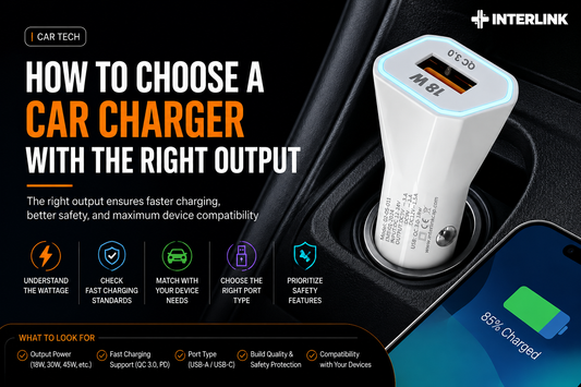How to Choose a Car Charger with the Right Output