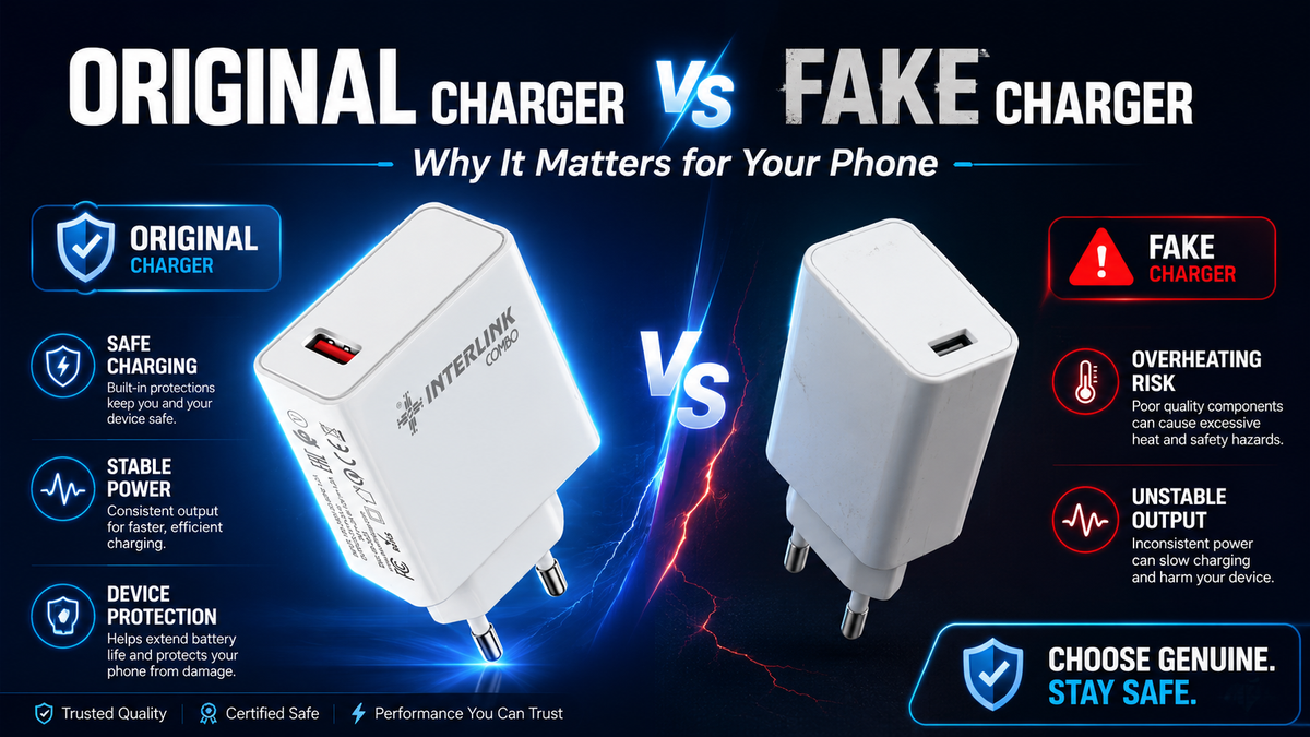 Original vs Fake Charger: Why It Matters for Your Phone
