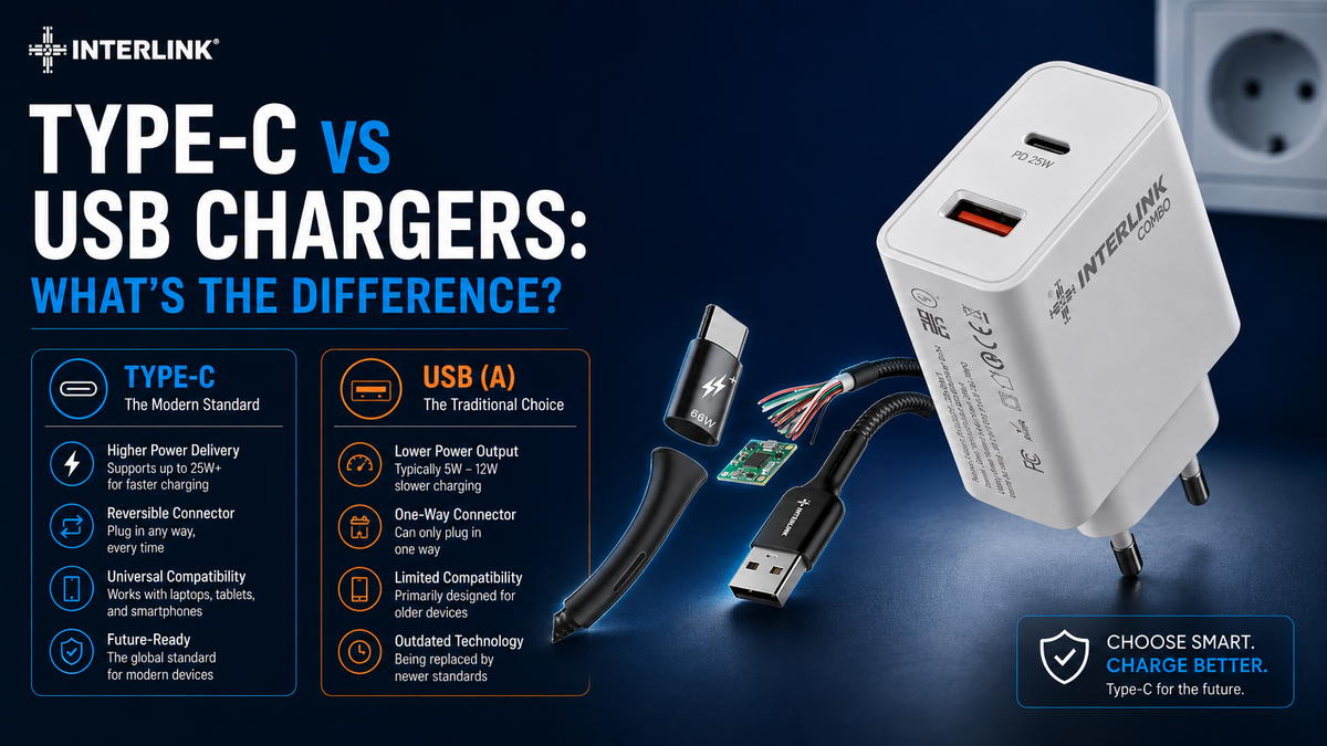 Type-C vs USB Chargers: What's the Difference?