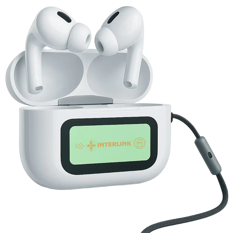 Interlink Touch AirPods — TWS Earbuds LED Display | Buy Online Pakistan