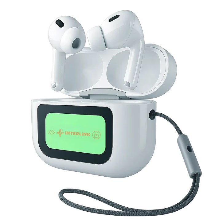 Interlink Touch AirPods — TWS Earbuds LED Display | Buy Online Pakistan