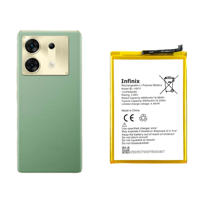 Infinix Note 10 Pro Note 11 Pro Battery BL-49JX Original 5000mAh Pakistan