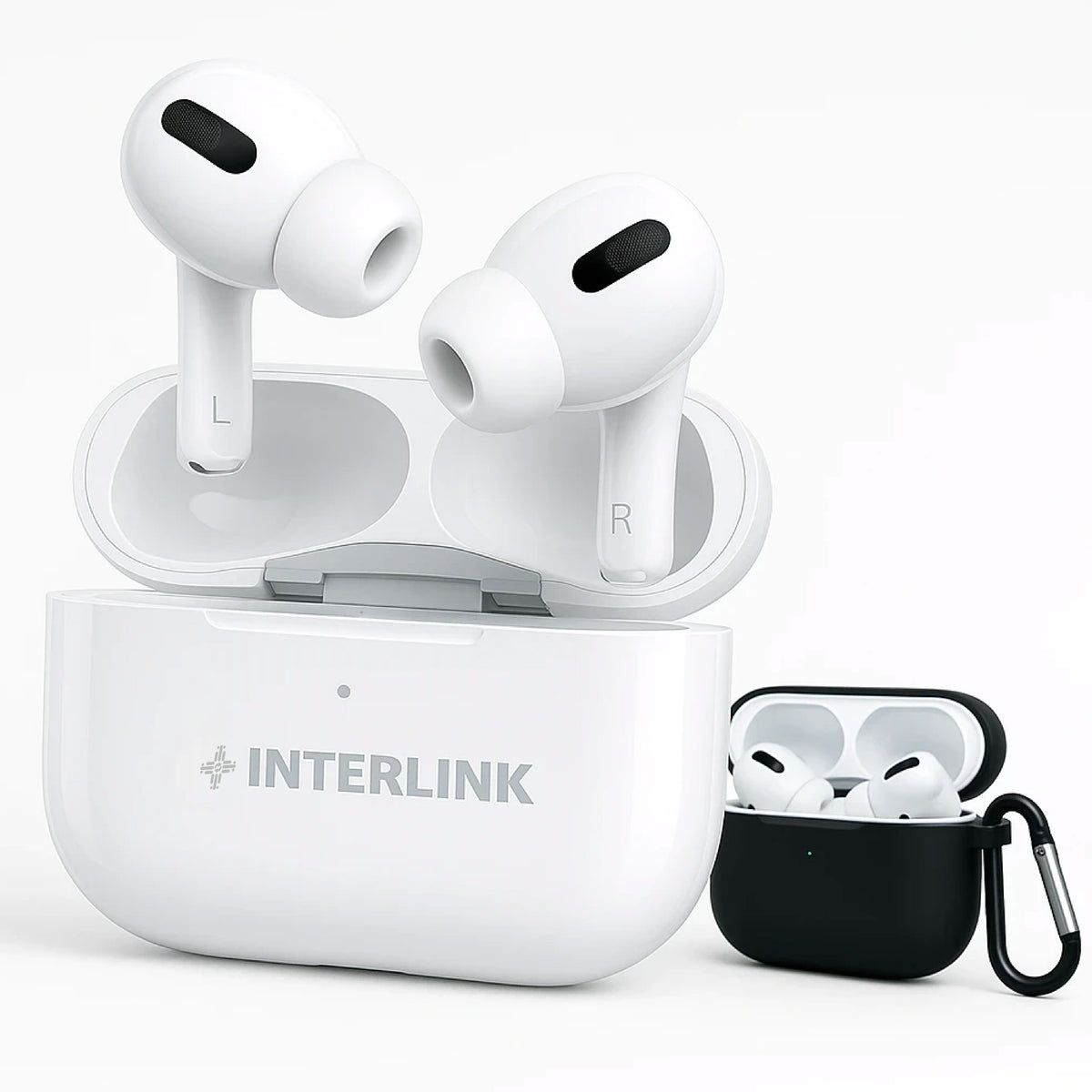 Interlink AirPods Pro 1st Generation delivers true wireless stereo audio with noise cancelling technology and long battery life — offering Pakistani audio enthusiasts a premium TWS earbud experience at Rs. 3,800 with free home delivery