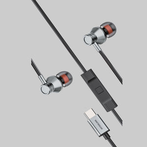 PRIME PLUS Handsfree – Type-C Earphones with HD Mic | Designed For Latest Type C phones