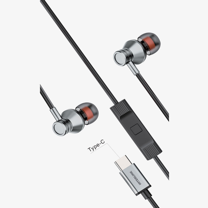 PRIME PLUS Handsfree – Type-C Earphones with HD Mic | Designed For Latest Type C phones