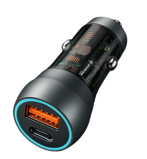 Interlink RIDE 22.5W Car Adapter Dual USB Type-C — | Buy Online In Pakistan
