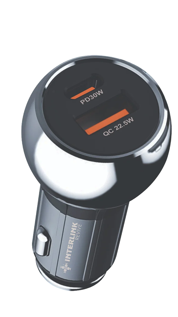 Interlink REVIVE 30W PD Car Charger Dual Port — Buy in Pakistan
