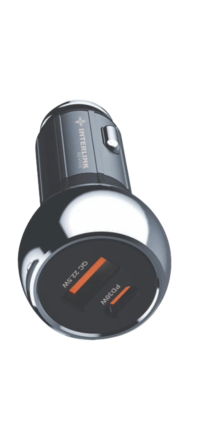 Interlink REVIVE 30W PD Car Charger Dual Port — Buy in Pakistan
