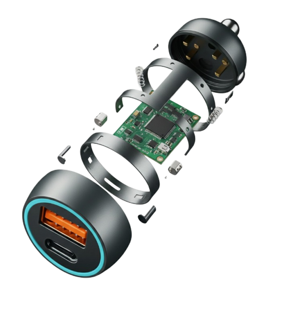 Interlink RIDE 22.5W Car Adapter Dual USB Type-C — | Buy Online In Pakistan