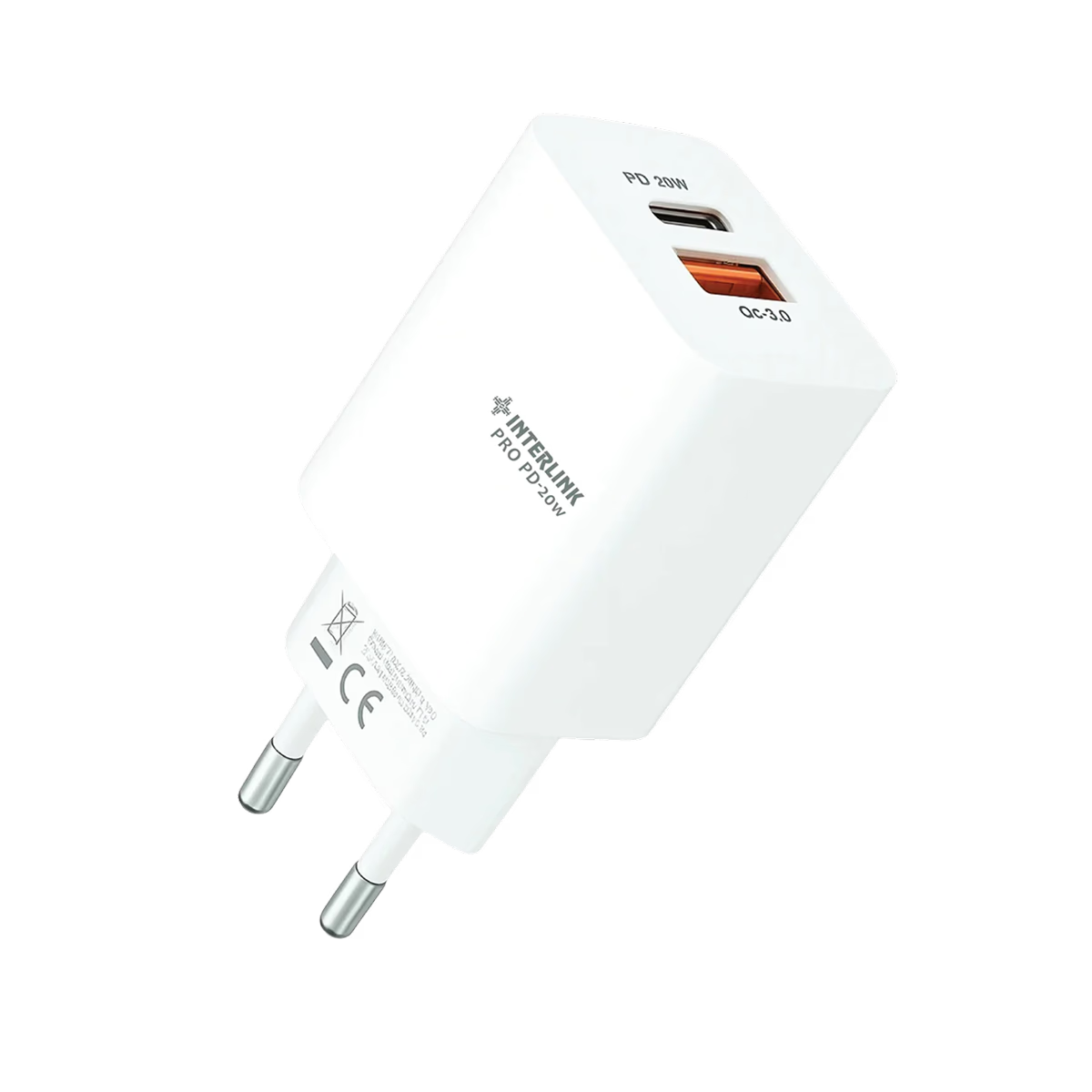 PRO PD Adapter 20W 3.0A – Dual Ports Fast Charger with USB & Type-C Output Buy Fast Charger in Pakistan