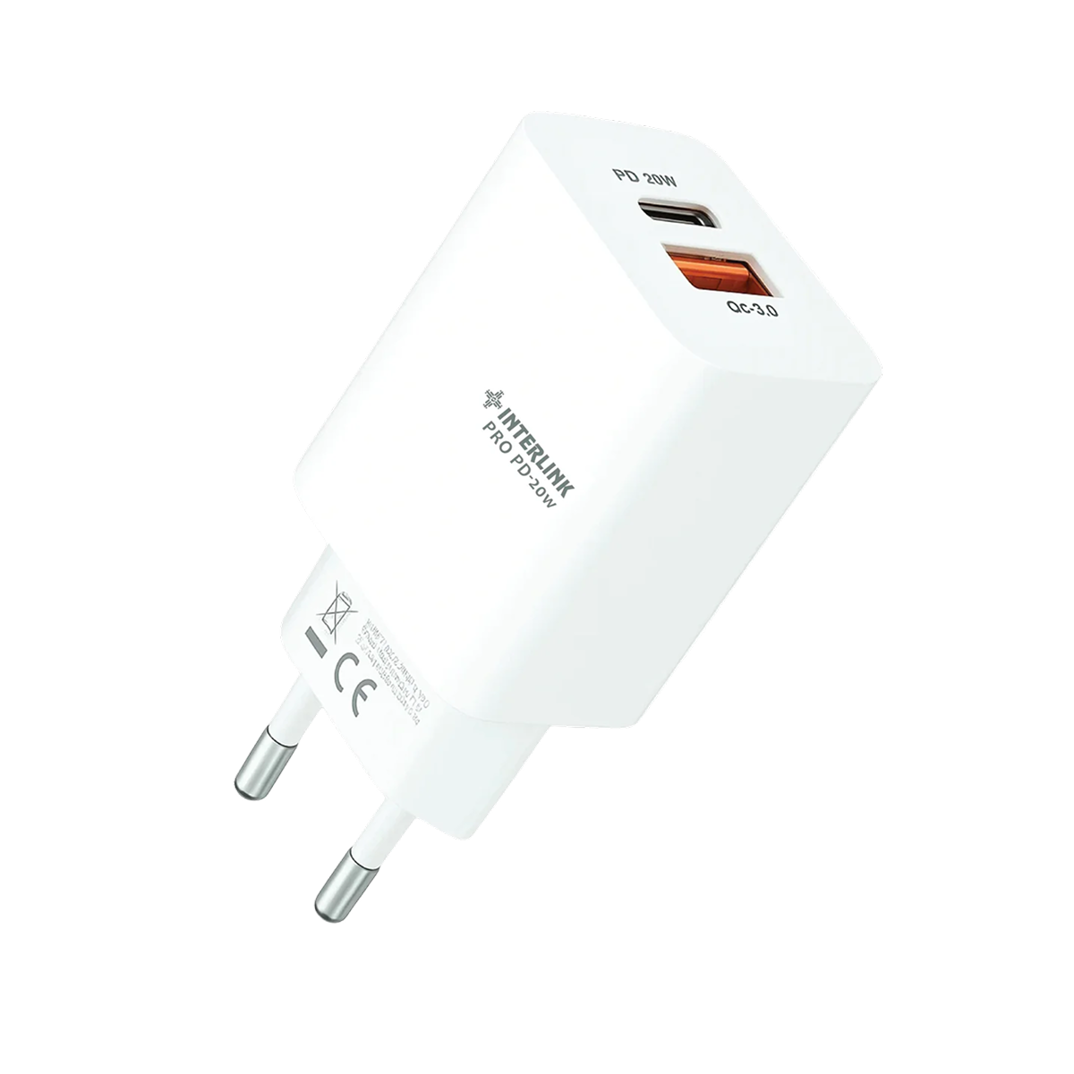 PRO PD Adapter 20W 3.0A – Dual Ports Fast Charger with USB & Type-C Output Buy Fast Charger in Pakistan
