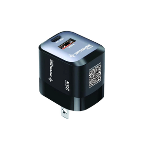 Interlink Aura 25W GaN Mini size Adapter | Dual Port Fast Charger | Buy Online in Pakistan