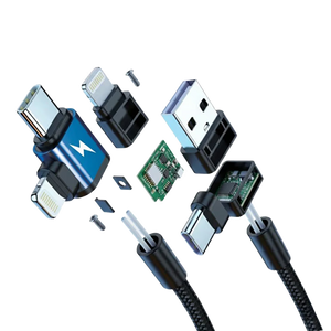 Xtend QC3.0+ 2-in-1 Fast Charging Cable – Type-C & iPhone Compatible Braided USB Cable buy in pakistan