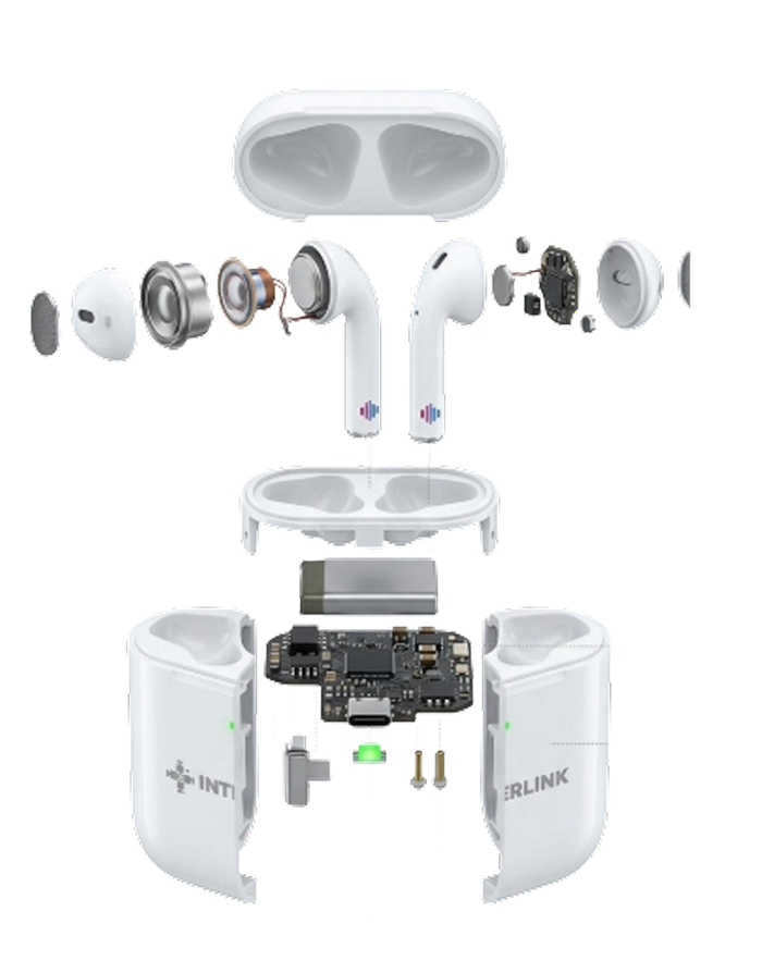Interlink Elite AirPods 1st Gen TWS Earbuds Noise Cancelling | Buy Online in Pakistan