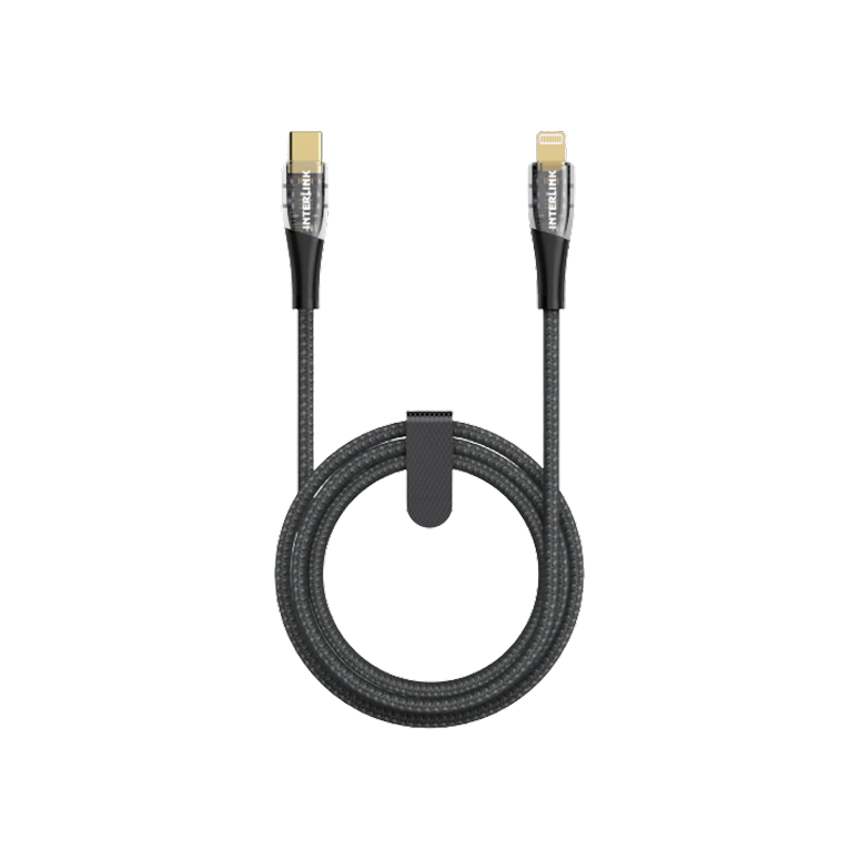 Interlink MAX 27W Type-C to iPhone PD Fast Charging Cable | Buy Online In Pakistan