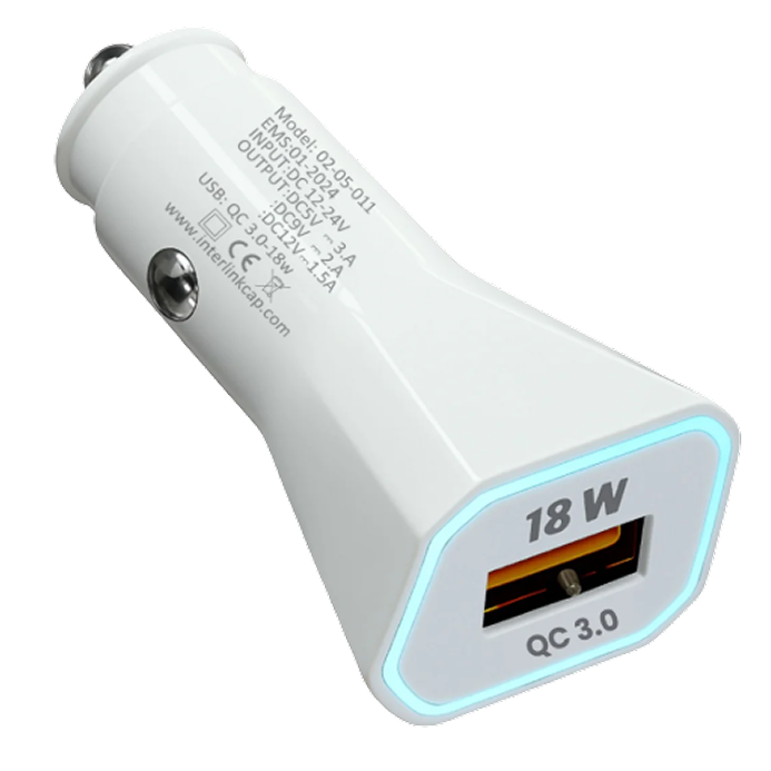 ELITE PLUS 18W Car Charger – Fast & Reliable USB Car Adapter
