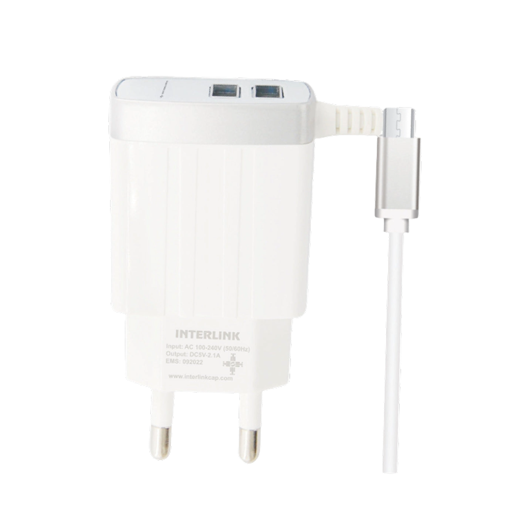 GRACE LED CHARGER 2.4A – Fast & Smart Dual USB Wall Charger