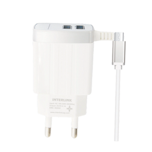 GRACE LED CHARGER 2.4A – Fast & Smart Dual USB Wall Charger