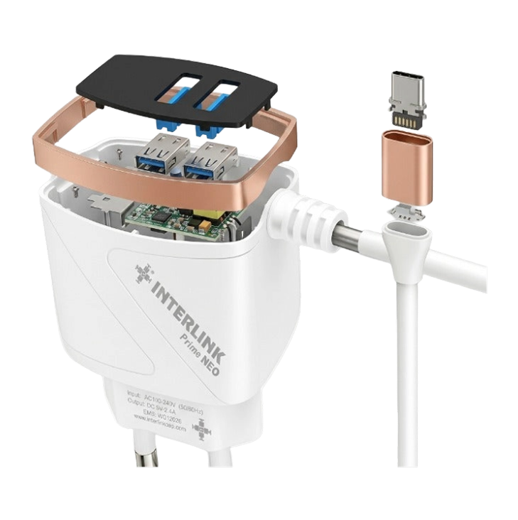 PRIME NEO Charger 2.4A – Fixed Type-C Cable | Works with iphone and  Android devices | Buy Online In Pakistan
