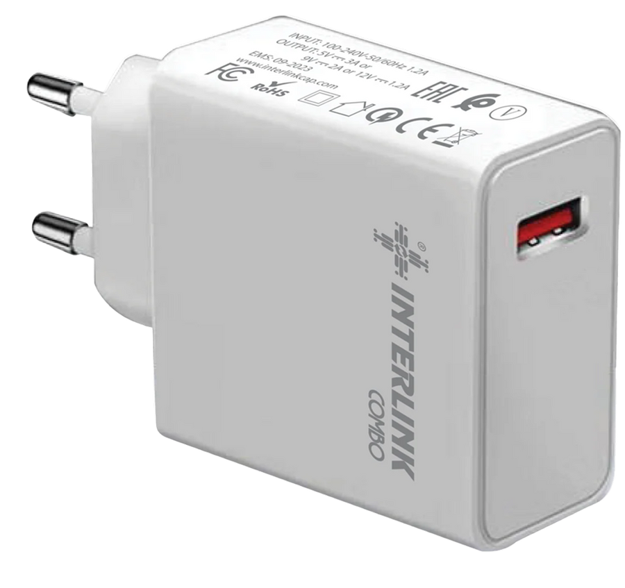 Interlink COMBO 22.5W Universal Fast Adapter All Protocols — | Buy Online In Pakistan