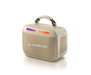 Interlink VOXEN 10W Portable Wireless Bluetooth Speaker with RGB Lighting and Compact Design