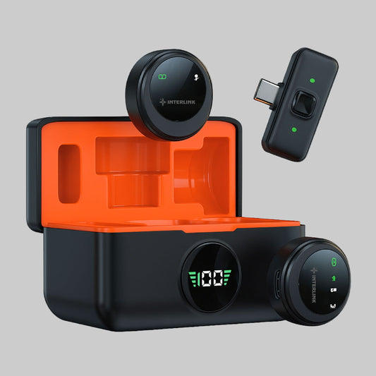 True Voice Wireless Microphone | Type-C & iPhone Mic for Vlogging & Podcasts