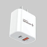 Turbo 22.5W Fast Adopter| Dual Port USB + Type-C