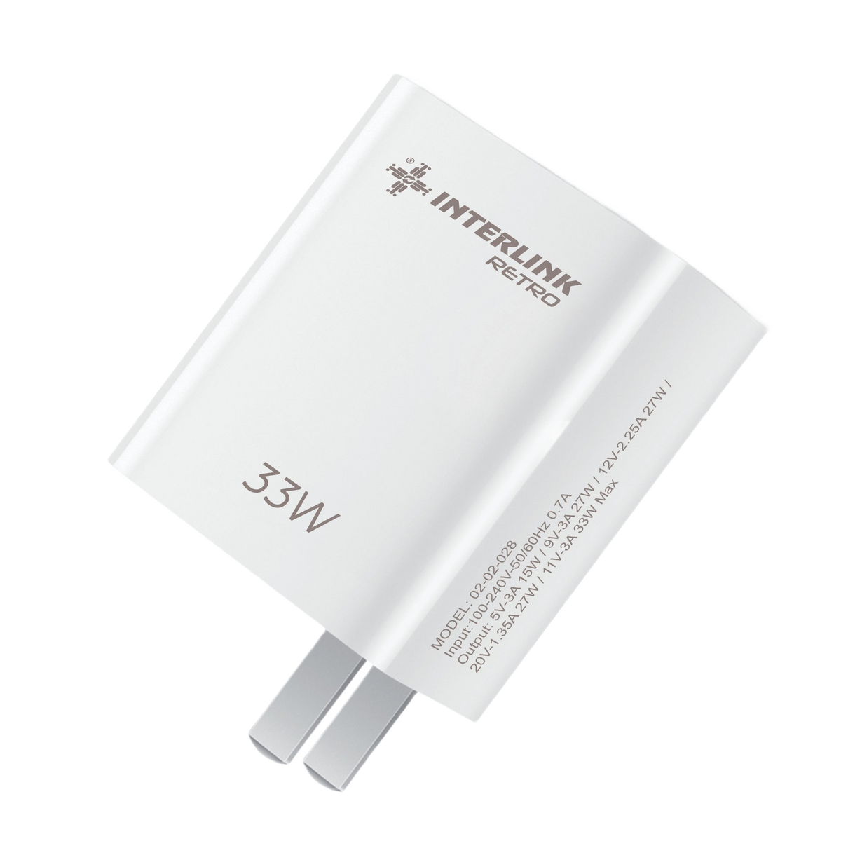 Retro 33W Fast Charger | QC 3.0 Quick charger for All Smartphones Buy Fast Charger in Pakistan