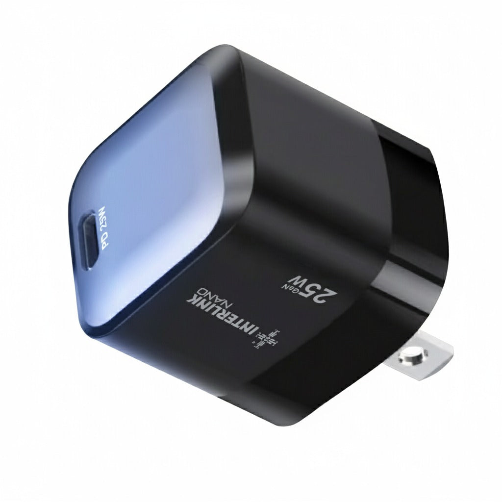 NANO 25W PD GaN Adopter – Pocket-Sized Type-C Adapter |Made for iPhone and samsung