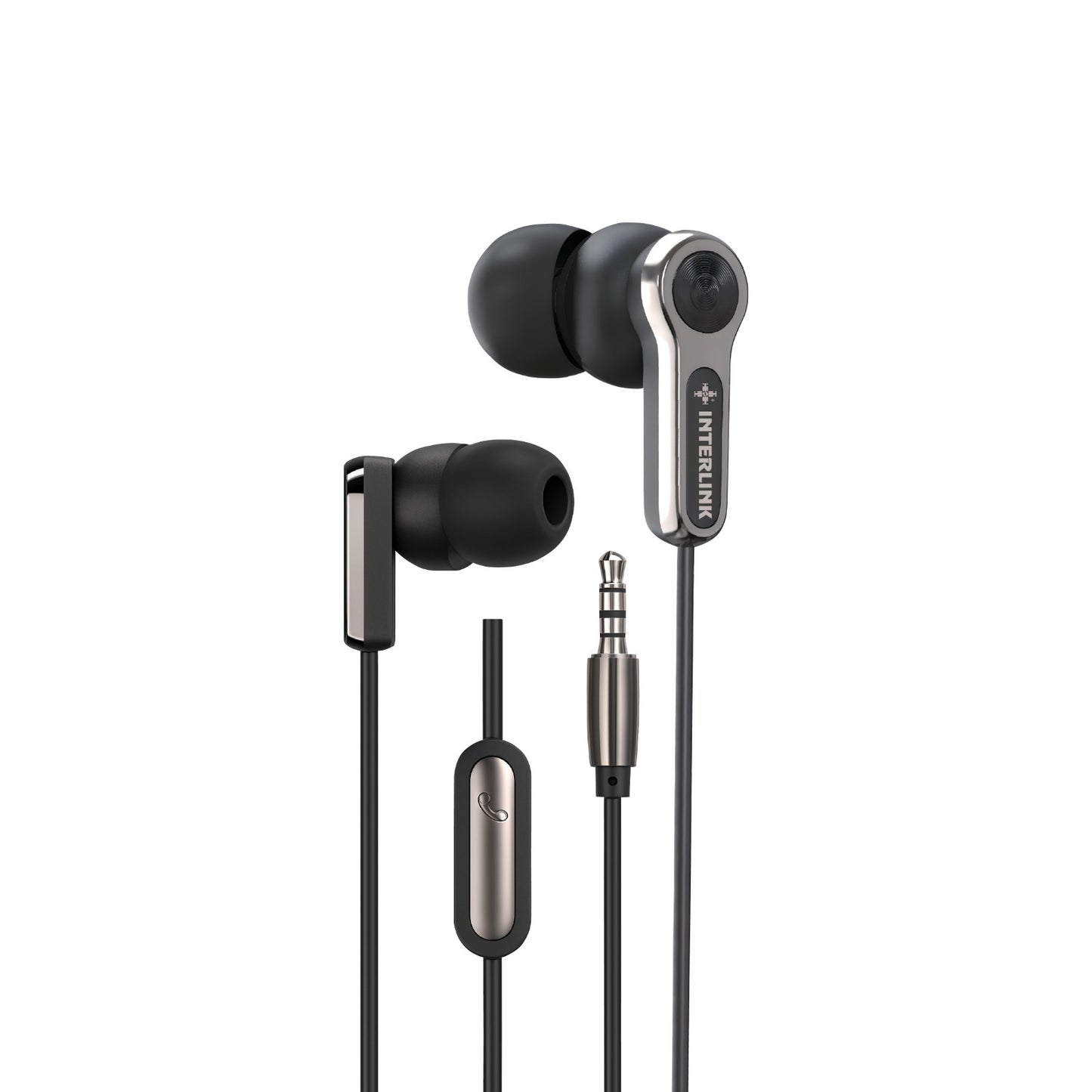 Interlink Trek Handsfree — Hi-Fi Sound HD Mic Wired Earphones Pakistan | Buy Online In Pakistan