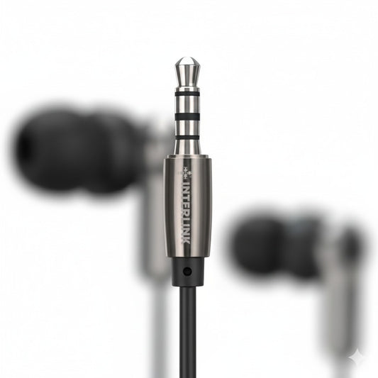 Trek Handsfree-Clear Wired Calls, Hi-fi Sound, Premium Design with HD Mic