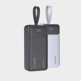 Nitro 30000mAh Power Bank – 22.5W Fast Charging, PD Support, Built-in Cables