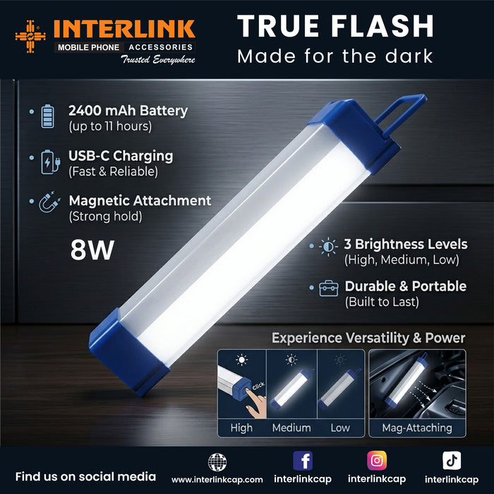 True Flash LED Light 8W – Energy Saving Flash Light for Home and Outdoor Use | Buy Online in Pakistan