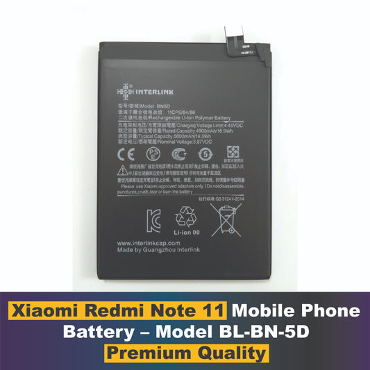 Xiaomi Redmi Note 11 Battery BN5D Original 5000mAh Replacement Pakistan
