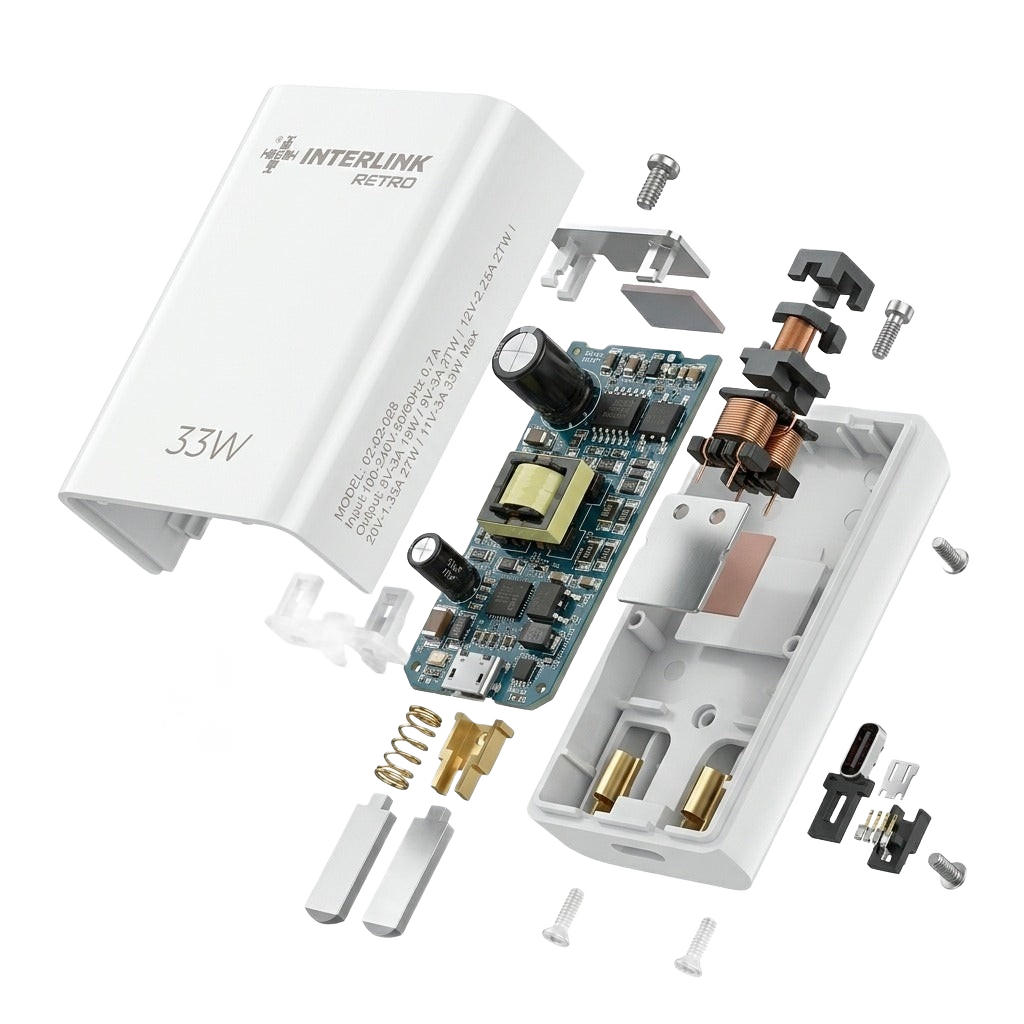 Retro 33W Fast Charger | QC 3.0 Quick charger for All Smartphones Buy Fast Charger in Pakistan