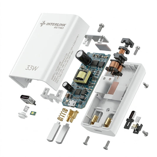 Retro 33W Fast Charger | QC 3.0 Quick charger for All Smartphones Buy Fast Charger in Pakistan