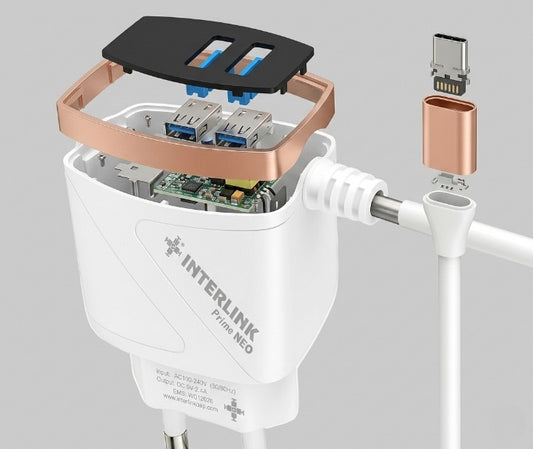 PRIME NEO Charger 2.4A – Fixed Type-C Cable | Works with iphone and  Android devices | Buy Online In Pakistan