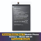 Xiaomi Redmi Note 9 Battery BN54 Original 5020mAh Replacement Pakistan